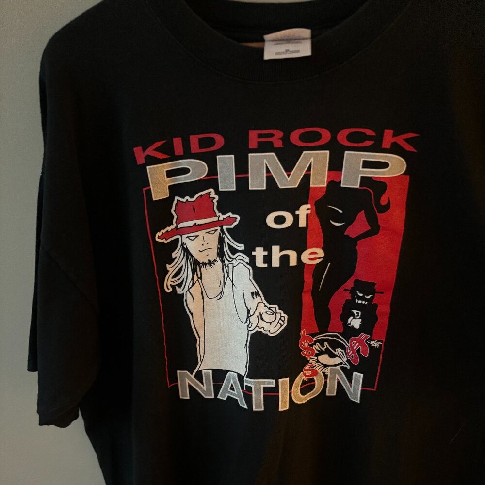 RARE  KID ROCK PIMP OF THE NATION SHIRT